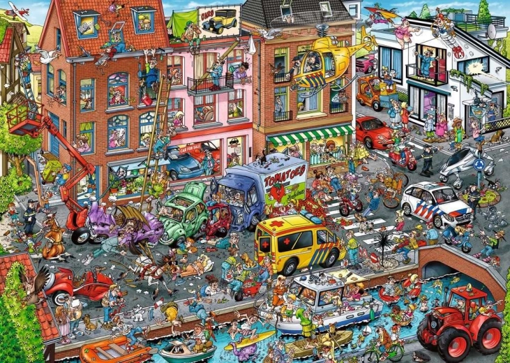 Puzzle Ravensburger Ray's Comic – Modern Times, 1000 pieces