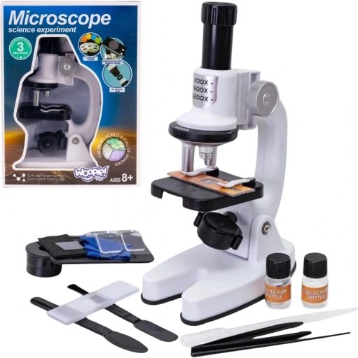 Woopie Digitale Microscoop LED Vergroting tot 1200x XXL-set met Smartphone-adapter