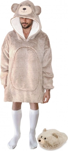 Speelse capuchon met berenoortjes