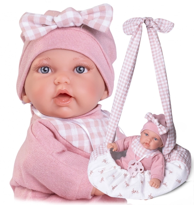 Antonio Juan 12441 PETIT - realistische pop met zacht stoffen lichaam - 27 cm