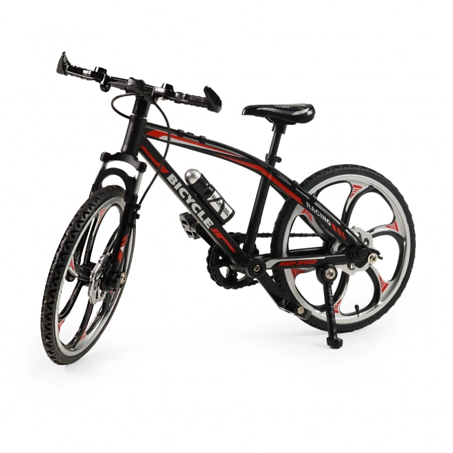 Zwarte mountainbike