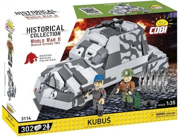 Kit de construction Véhicule blindé Kubuś Insurrection de Varsovie