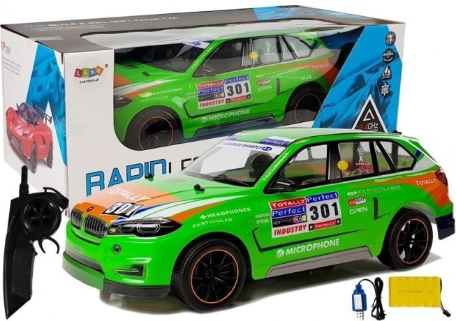 Green Remote Control Car 1:10 2.4G