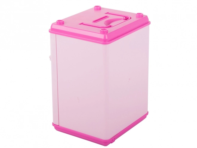 Children's Safe Pink with PIN Code for Banknotes and Coins