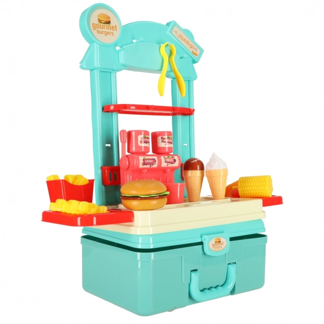 Kinderkeuken met koffer en accessoires