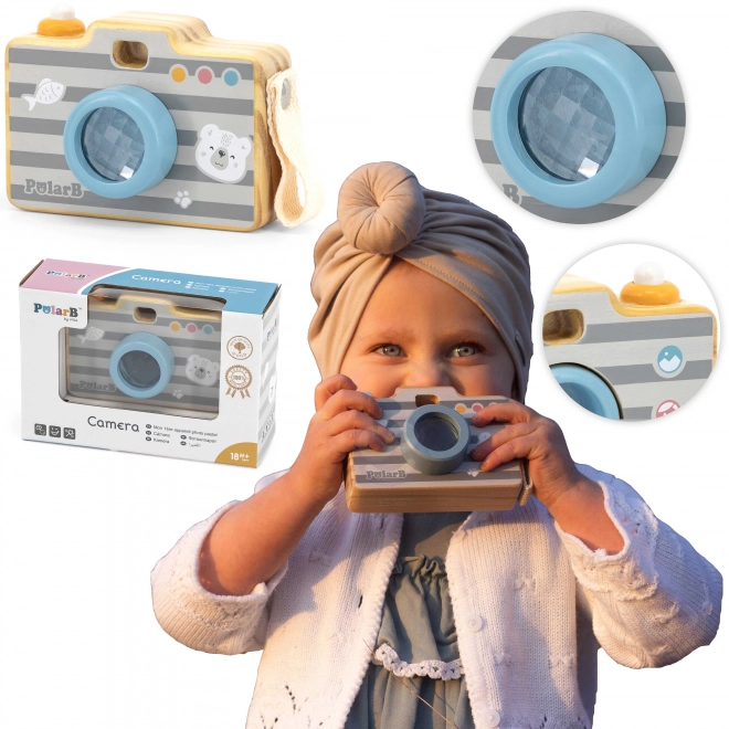 Houten camera