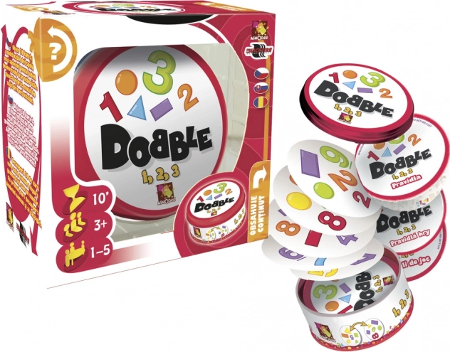 Dobble 1-2-3 jeu d’observation pour enfants