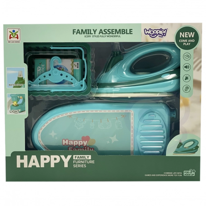 Kinderspielzeug zum Bügeln Happy Family 2v1