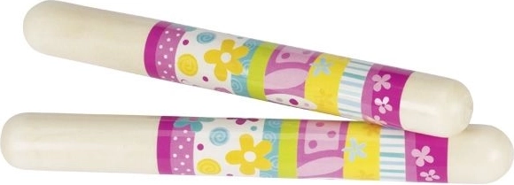 Claves sonores Goki avec petites fleurs