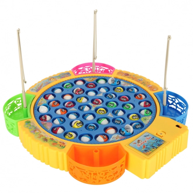 Kinderspel vissen 45 vissen + 4 hengels