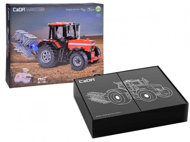 Grand ensemble de blocs 1675-ele 1:17 Tracteur + charrue télécommandée ZA5251