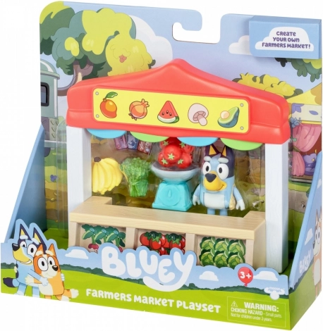 Figurine BLUEY et accessoires colorés