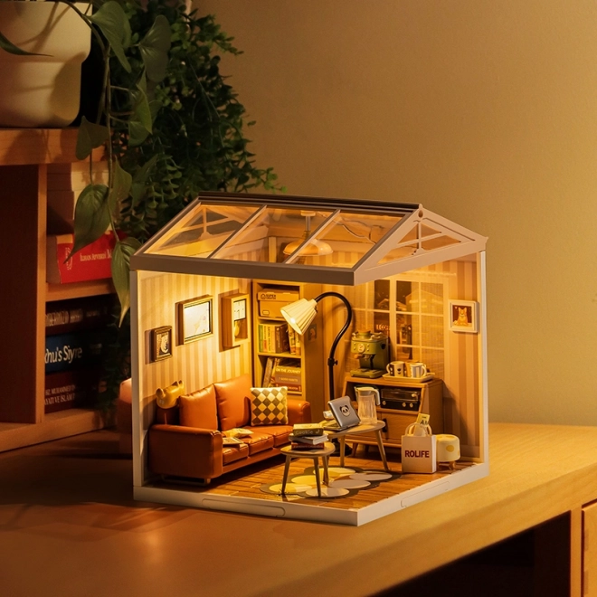 RoboTime miniature de maison salon confortable