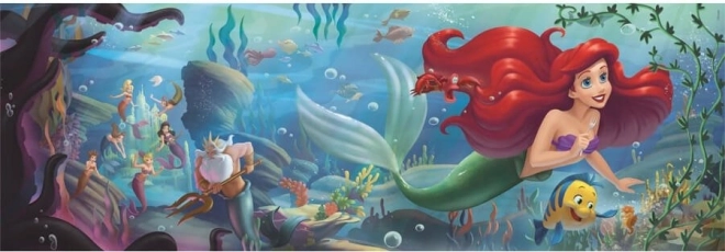 Puzzle panoramique La Petite Sirène 1000 pièces CLEMENTONI