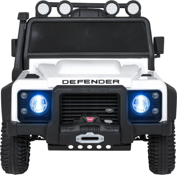 Voiture électrique Land Rover Defender 110 SVX Concept – Blanc
