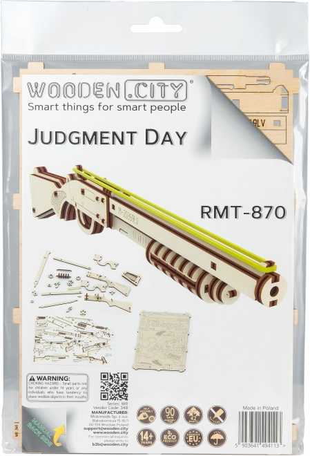 Houten 3D-puzzel WOODEN CITY Judgment Day Geweer RMT-870
