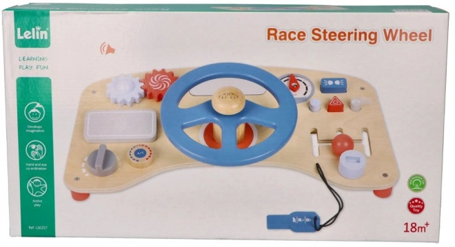 Houten stuur voor kind
