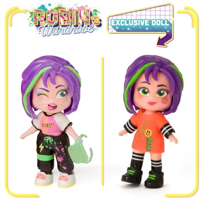 KookyLoos Doll Robin and Wardrobe