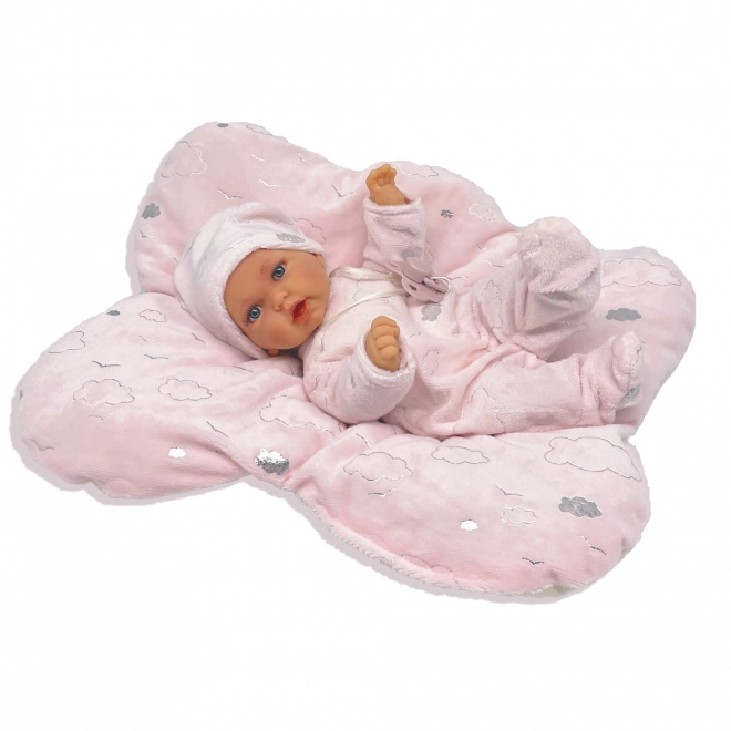 Antonio Juan 1235 PETIT - realistische babypop met speciale bewegingsfunctie en zacht stoffen lichaam - 27 cm
