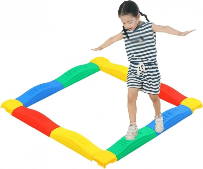 Parcours d'équilibre sensoriel 16 plaques avec patins antidérapants