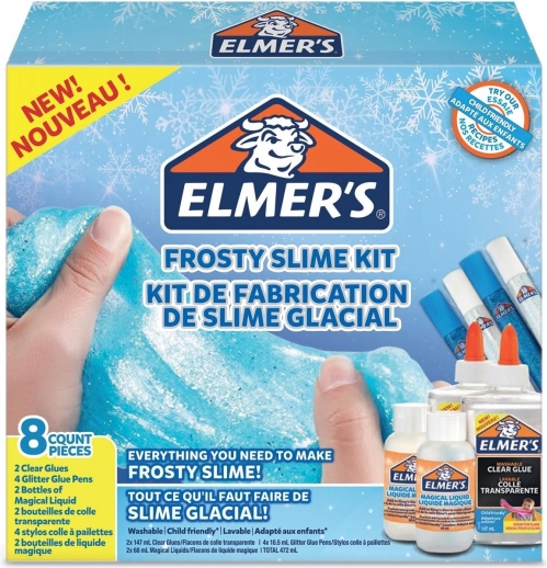 Elmer’s kit de fabrication de slime hivernal Frosty