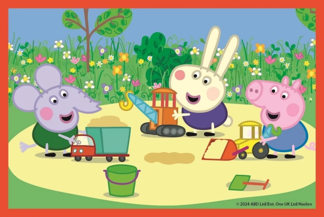 CLEMENTONI Afbeeldingsblokken Peppa Big, 6 blokken