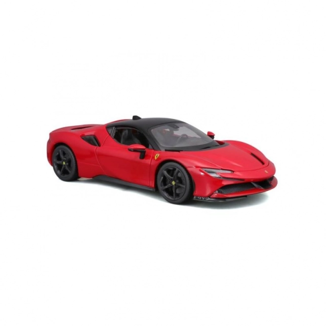 Metalen model Ferrari SF90 Stradale rood 1:18