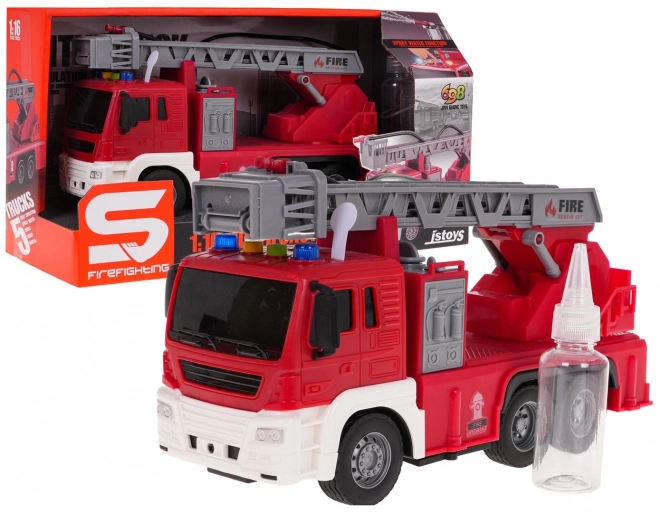 Fire Truck 1:16 with Water, Light and Sound