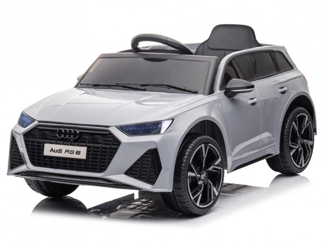 Elektrische auto Audi RS 6 voor kinderen – Blauw