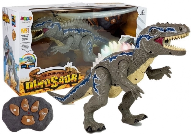 Op afstand bestuurbare dinosaurus Tyrannosaurus met lichteffecten