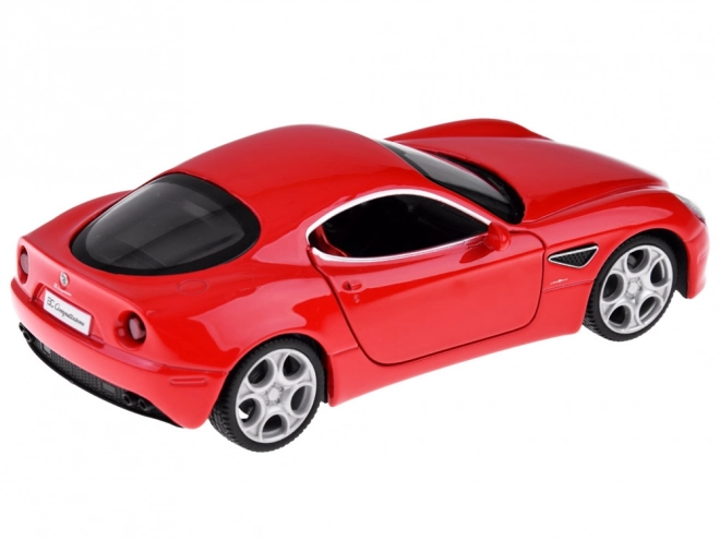 Metalen autootje Alfa Romeo 8C Competizione schaal 1:32