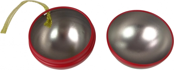 Opening metal ball for a small surprise