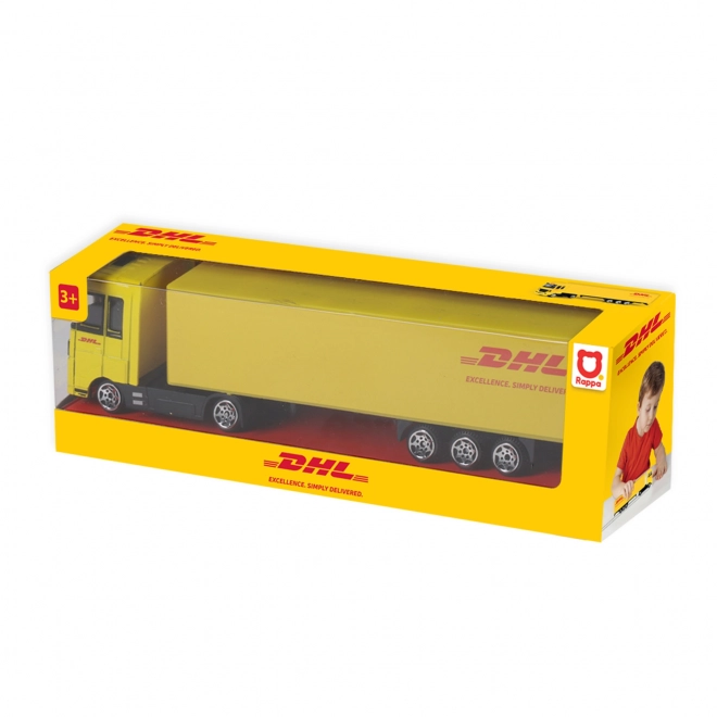 Vrachtwagen met aanhanger DHL 19 cm
