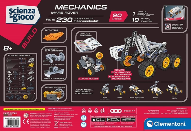 CLEMENTONI Science&Play Mechanische Laboratorium NASA Mars Rover