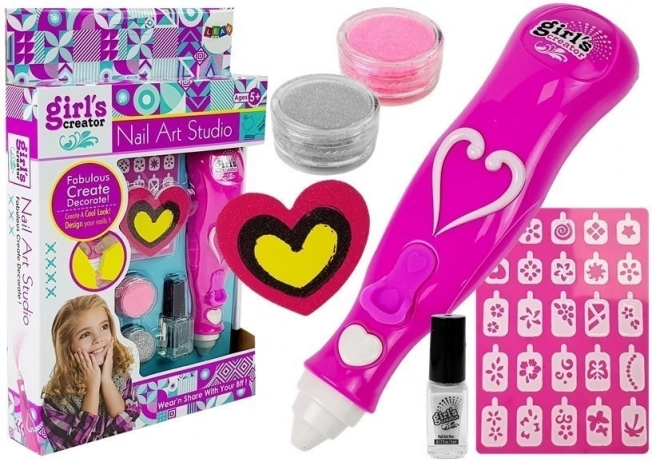 Mädchen Kreativset zur Nagelverzierung