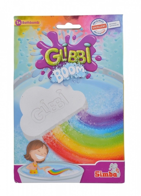 Regenboog bruisende badbom