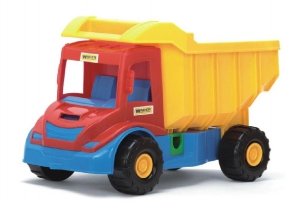 Auto multitruck kiepwagen plastic 38cm ass. 3 kleuren 12m+ Wader
