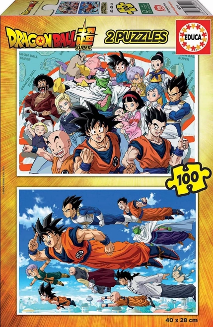 Educa Puzzle Dragon Ball Super 2x100 Pieces