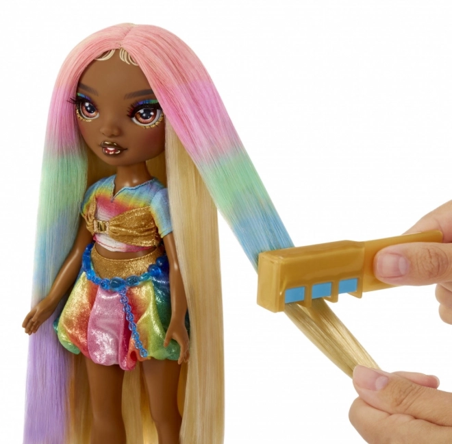 Rainbow High Doll Meline with Hair Chalks
