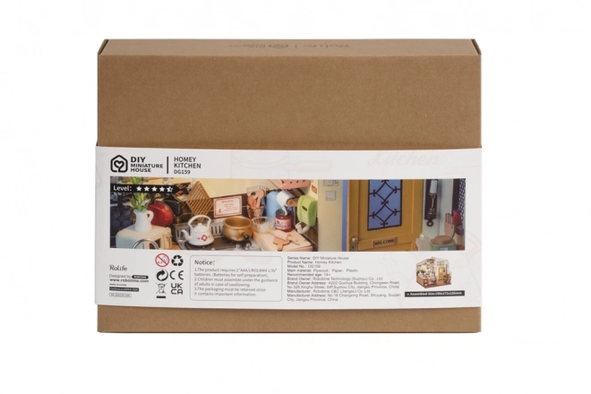 RoboTime 3D Puzzle en bois Cuisine Douillette