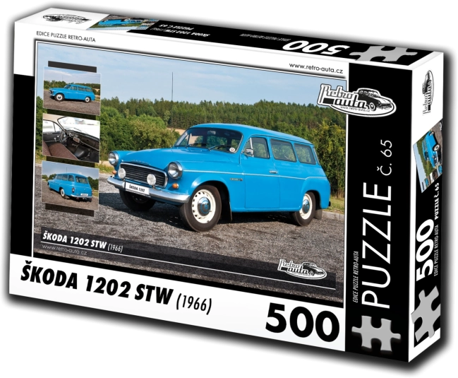 Puzzel Retro-auto’s Škoda 1202 STW 500 stukjes