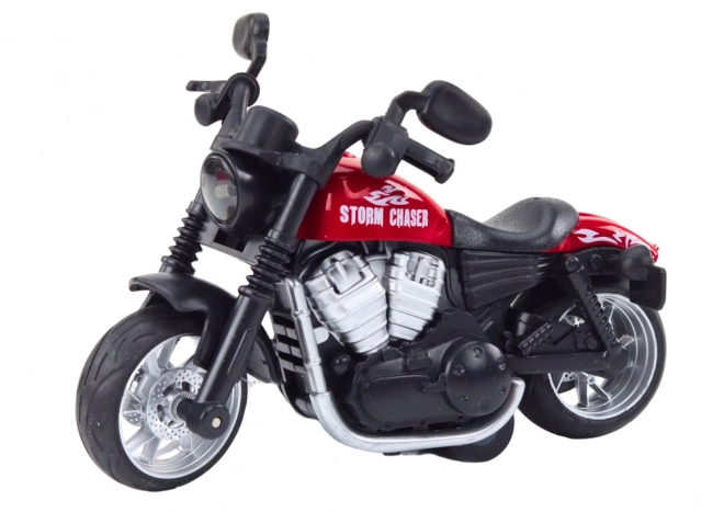 Motorfiets Storm Chaser met wrijvingsaandrijving