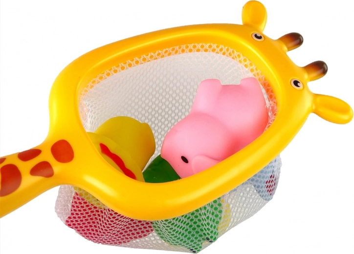 Giraffen net om te vangen