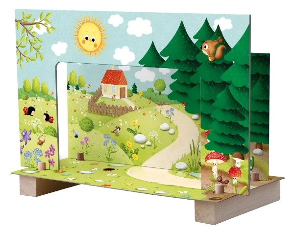 Magnetisch theater met dieren in sprookjes