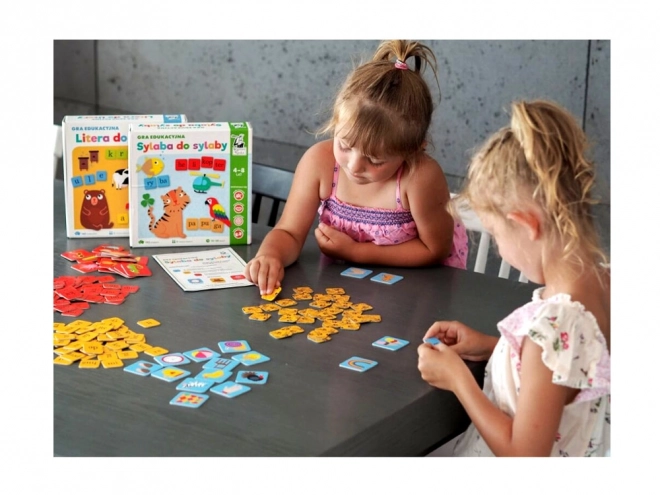 Educatief spel Lettergreep tot lettergreep