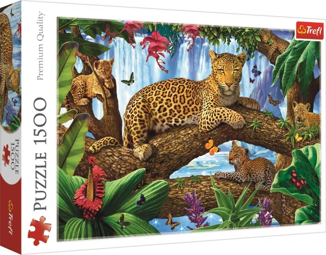 Puzzle Entspannung in den Baumkronen 1500 Teile