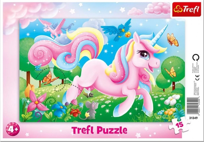 Puzzel Magische wereld van eenhoorns 15 stukjes