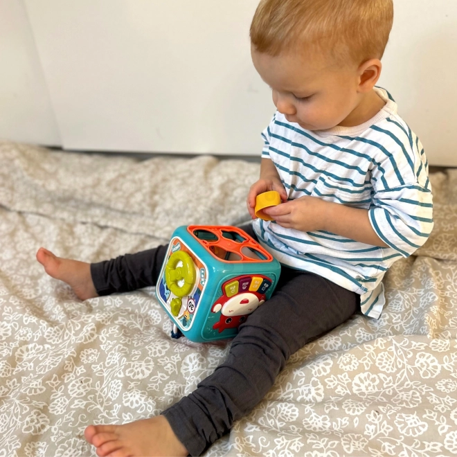 Interactieve sensorische kubus Montessori 6v1