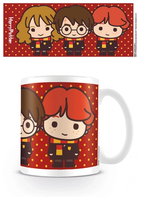 Tasse Harry Potter - Harry, Hermine und Ron Chibi