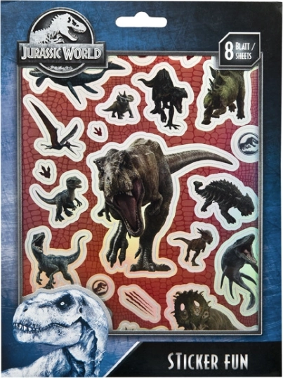 Set d’autocollants Jurassic World